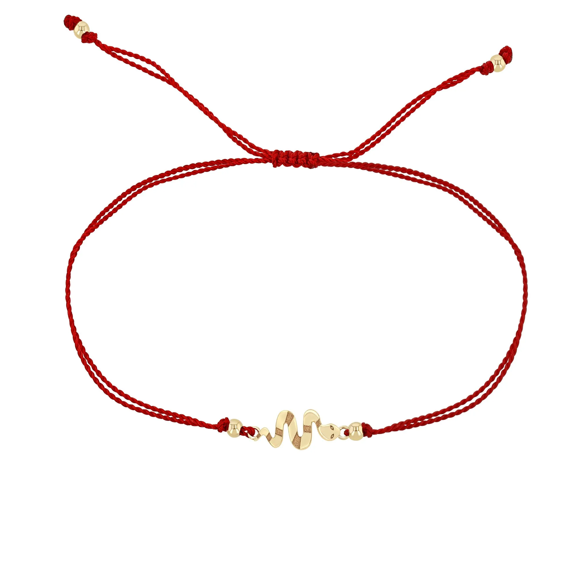 14k Midi Bitty Snake Cord Bracelet