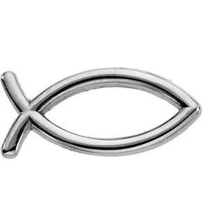 14k Yellow Gold 9x19.5mm Fish Lapel Pin