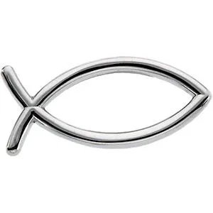 14k Yellow Gold 9x19.5mm Fish Lapel Pin