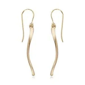 14KG Straight Dangle Earrings
