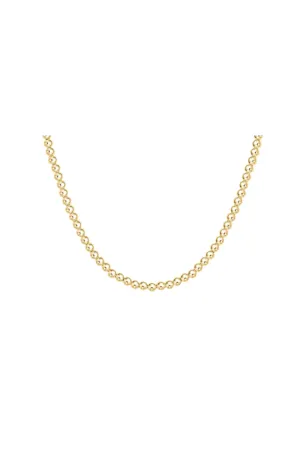 15" Choker Classic Gold 4mm Bead