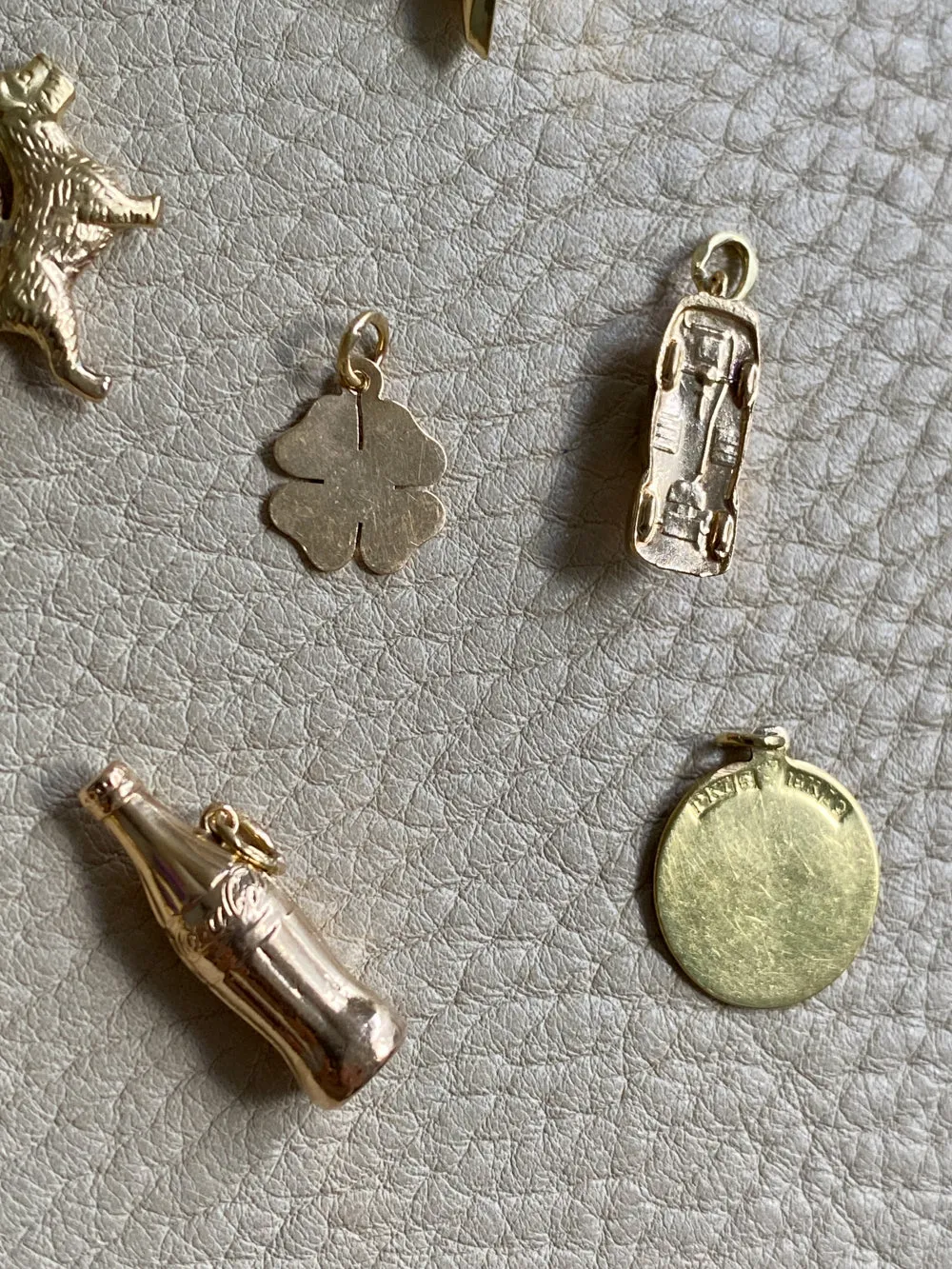 18k gold Swedish vintage charm or pendant - Coca-Cola Bottle