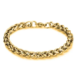 19-21cm Classic Curb Cuban Bracelet For Men Jewelry Stainless Steel Dragon Link Chain Bracelets Hand Jewelry Anklet Gifts