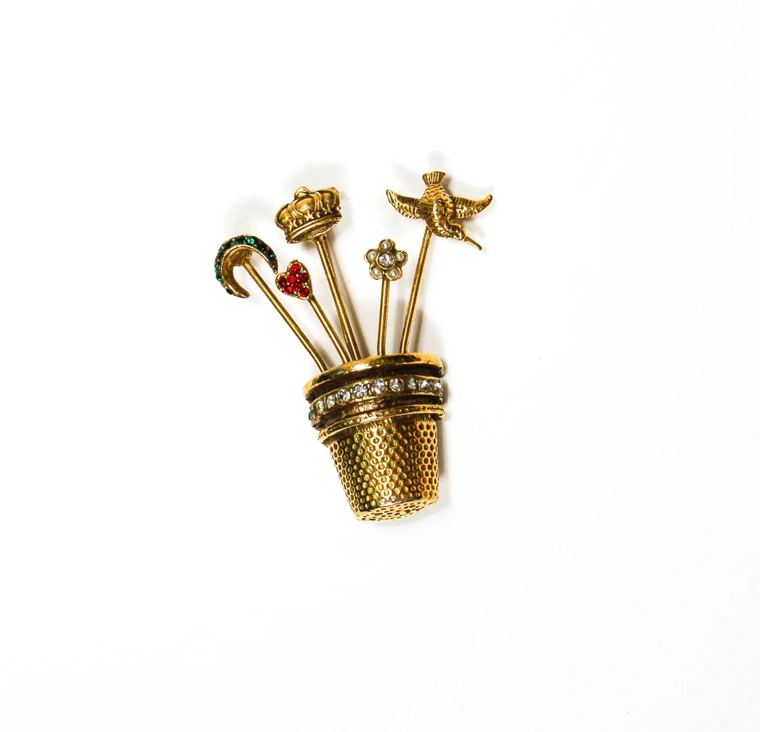 1950's Thimble Brooch by House of Schrager New York
