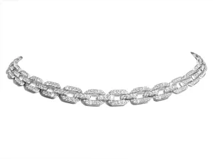 2.37CT T.W. Diamond Choker Statement Necklace