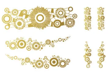 24 Karat Gold "Sunburst" Set (Gold Candy)