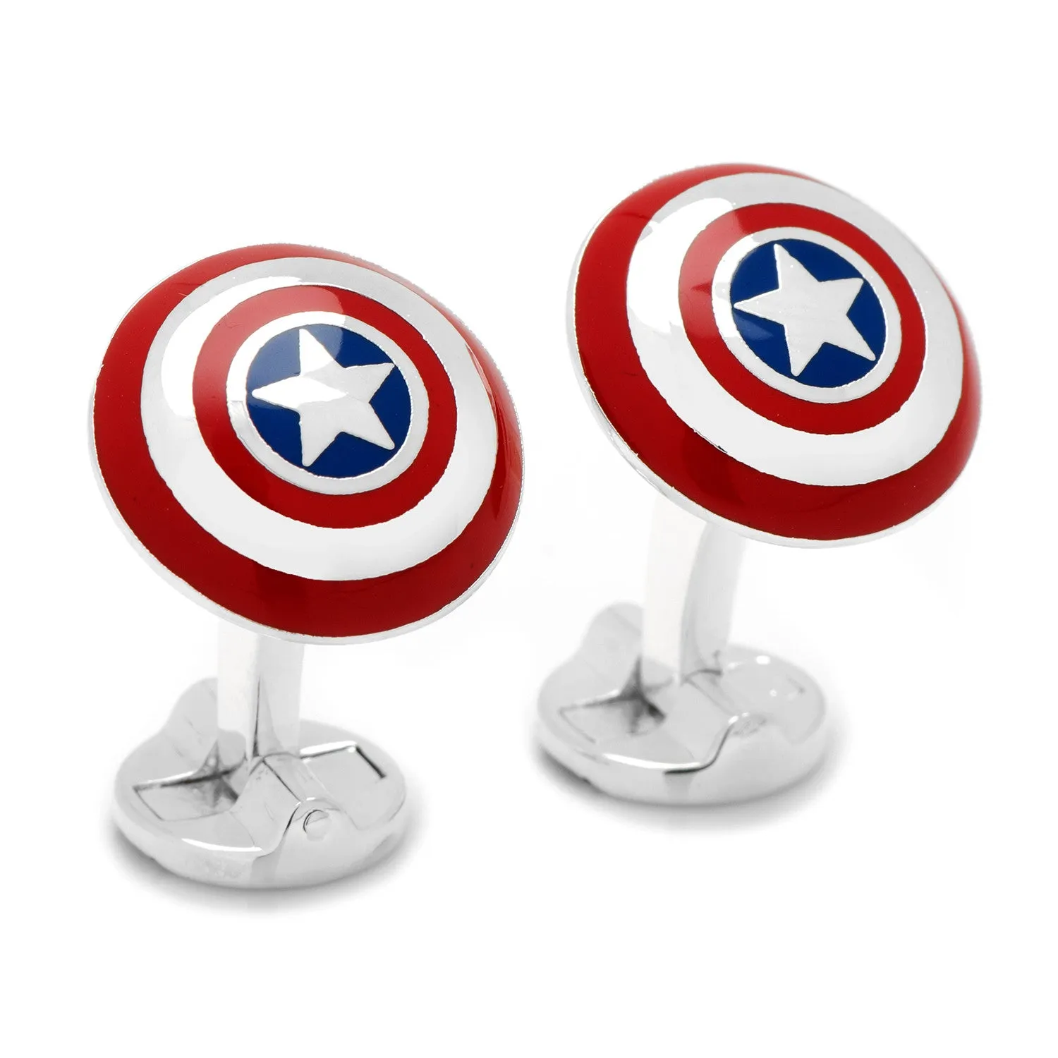 3D Captain America Shield Cufflinks