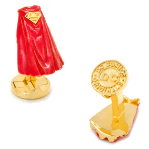3D Superman Cape Cufflinks