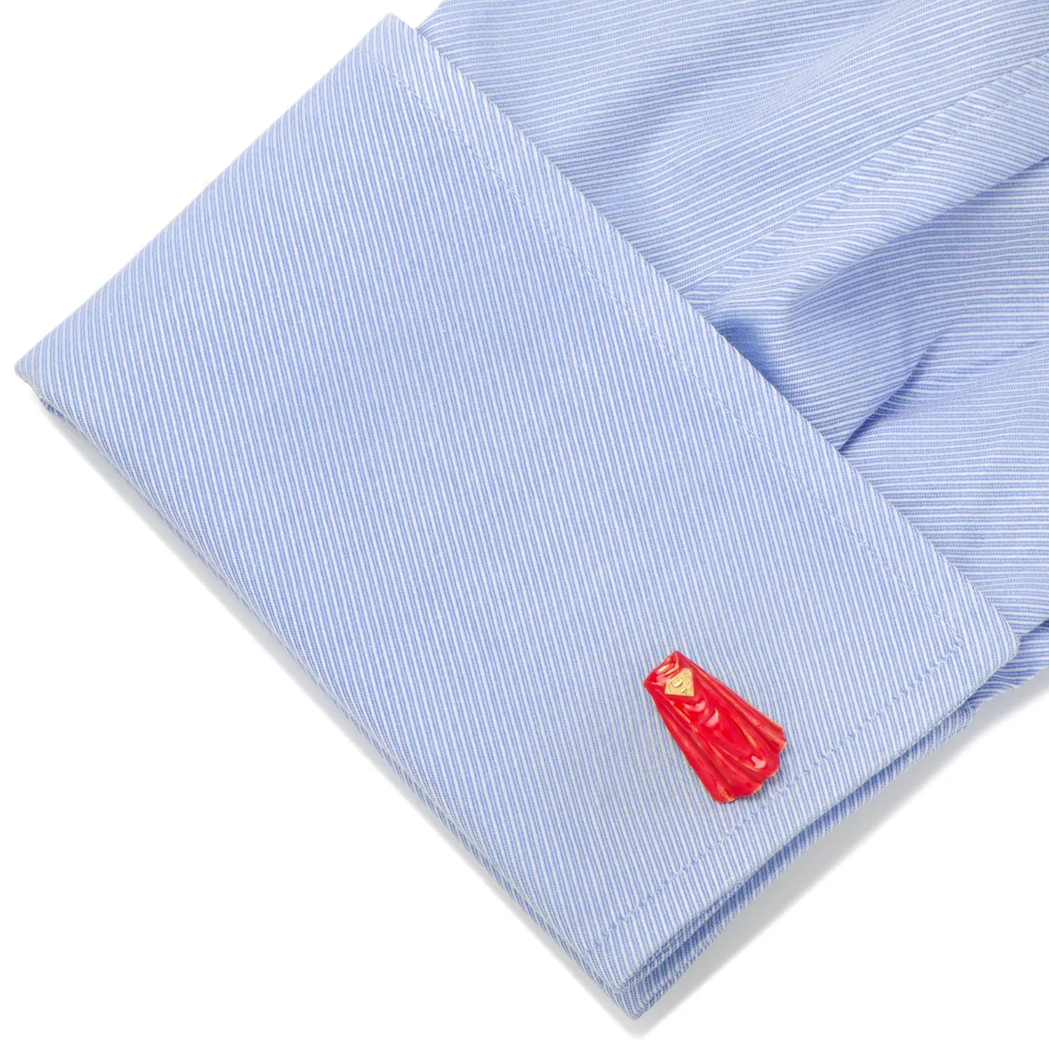 3D Superman Cape Cufflinks