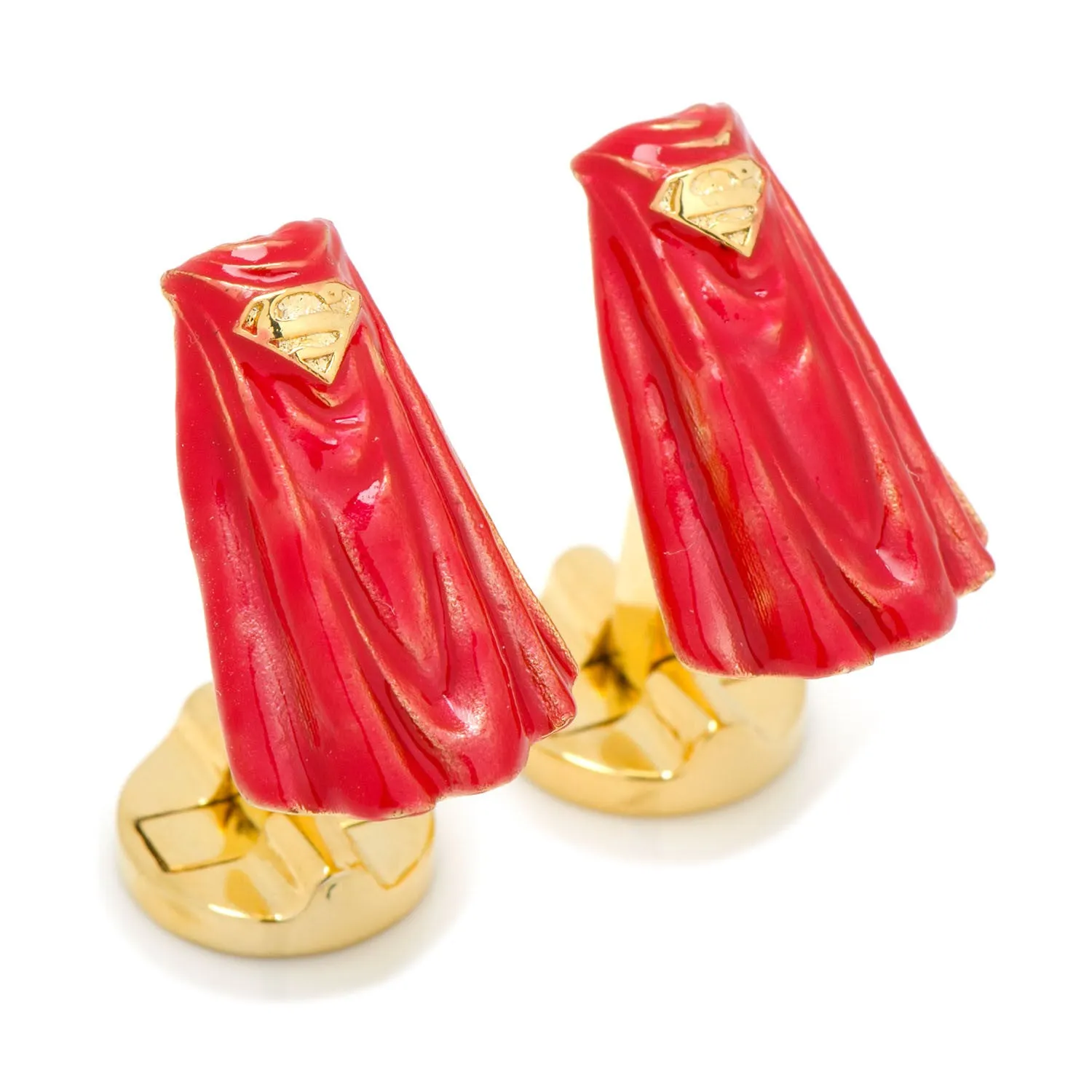 3D Superman Cape Cufflinks