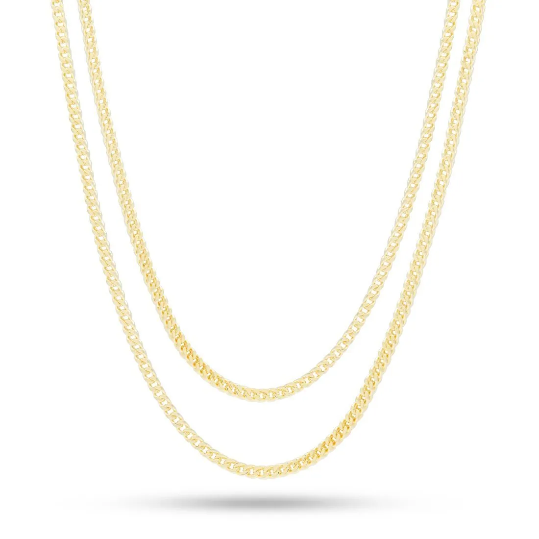 3mm Franco Chain Choker Set