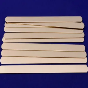 5pcs about 5"*1/2" tibetara® Brass rectangle Stamping Blanks Custom Cuff Bracelet Jewelry, 18 Gauges