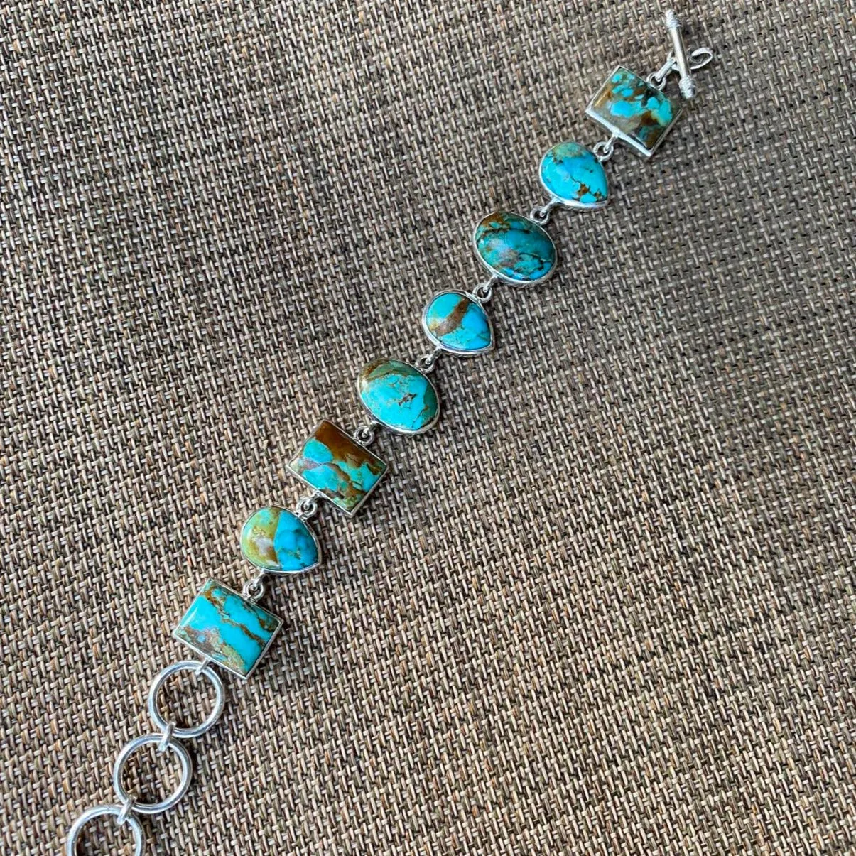 6-8" adjustable Turquoise Bracelet Adjustable