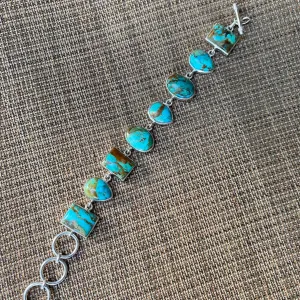 6-8" adjustable Turquoise Bracelet Adjustable