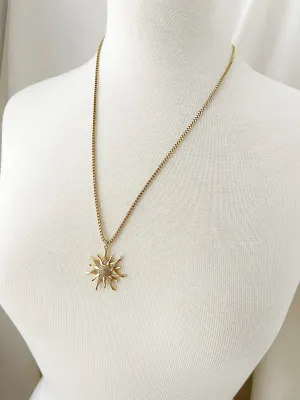 8859JN -  Flare Gold Filled Necklace