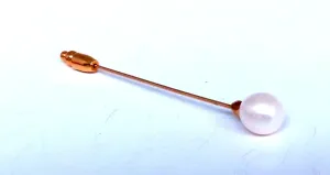 8mm Freshwater Pearl Hat And Hair Pin 14kt Gold 12563