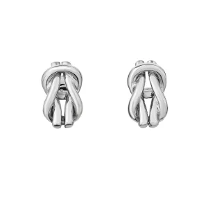 925 Sterling Silver Rhodium Sailors Knot Cufflink