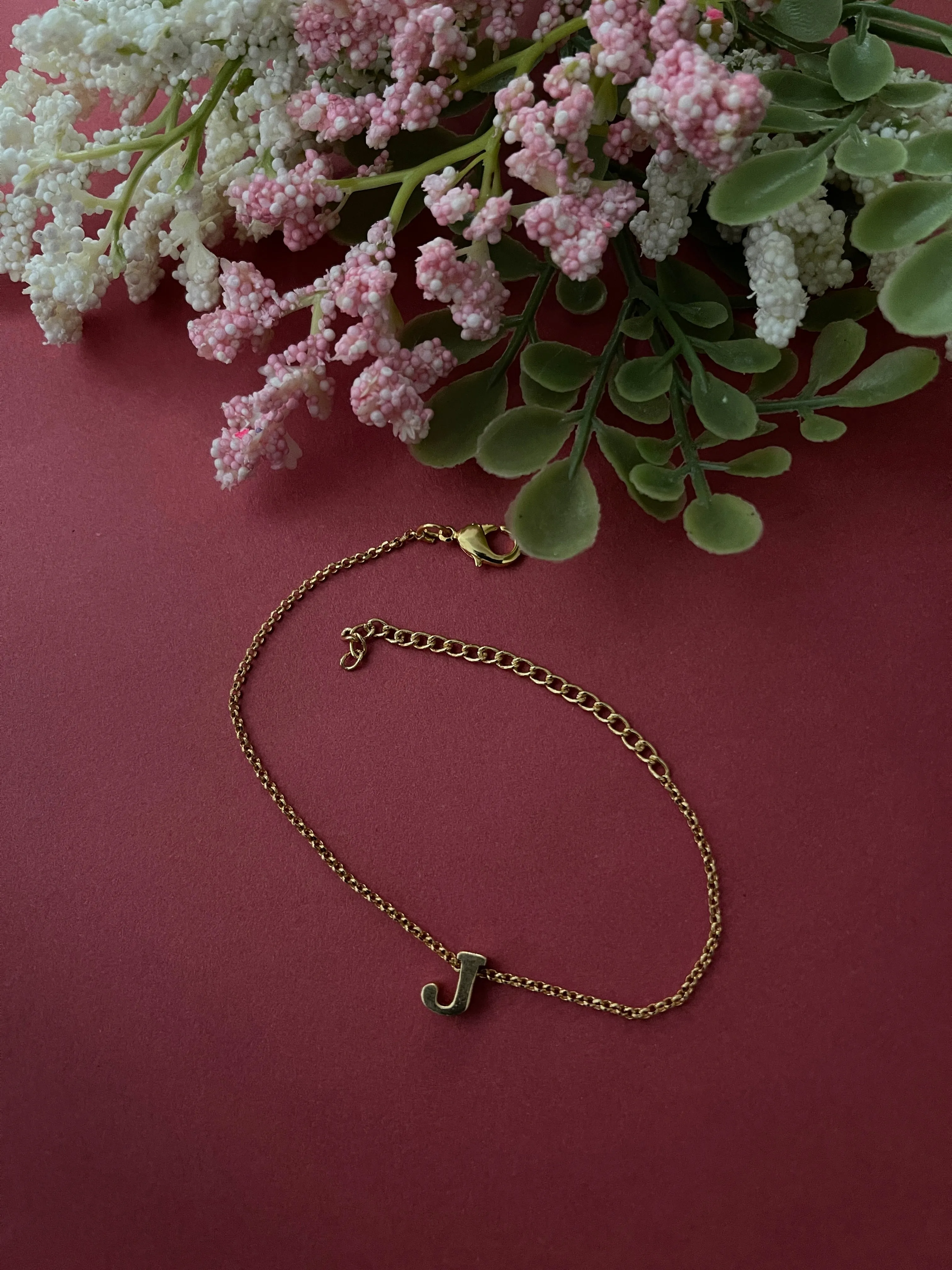 A-Z Letter Gold Plated Adjustable Bracelets