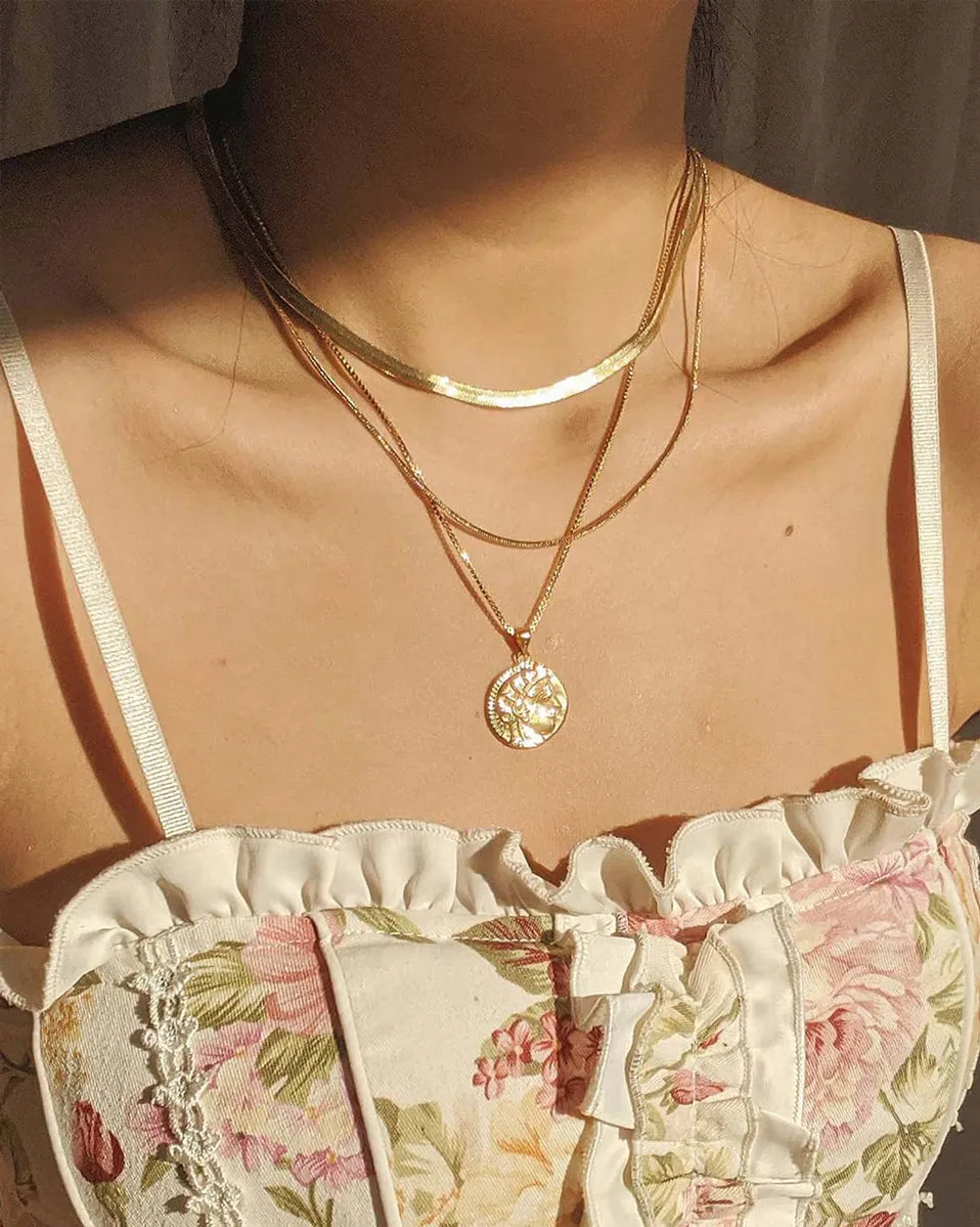Adelina Flat Choker Necklace