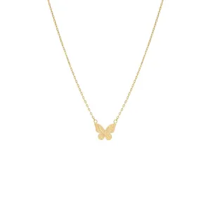 Adina Eden Butterfly Necklace 14K