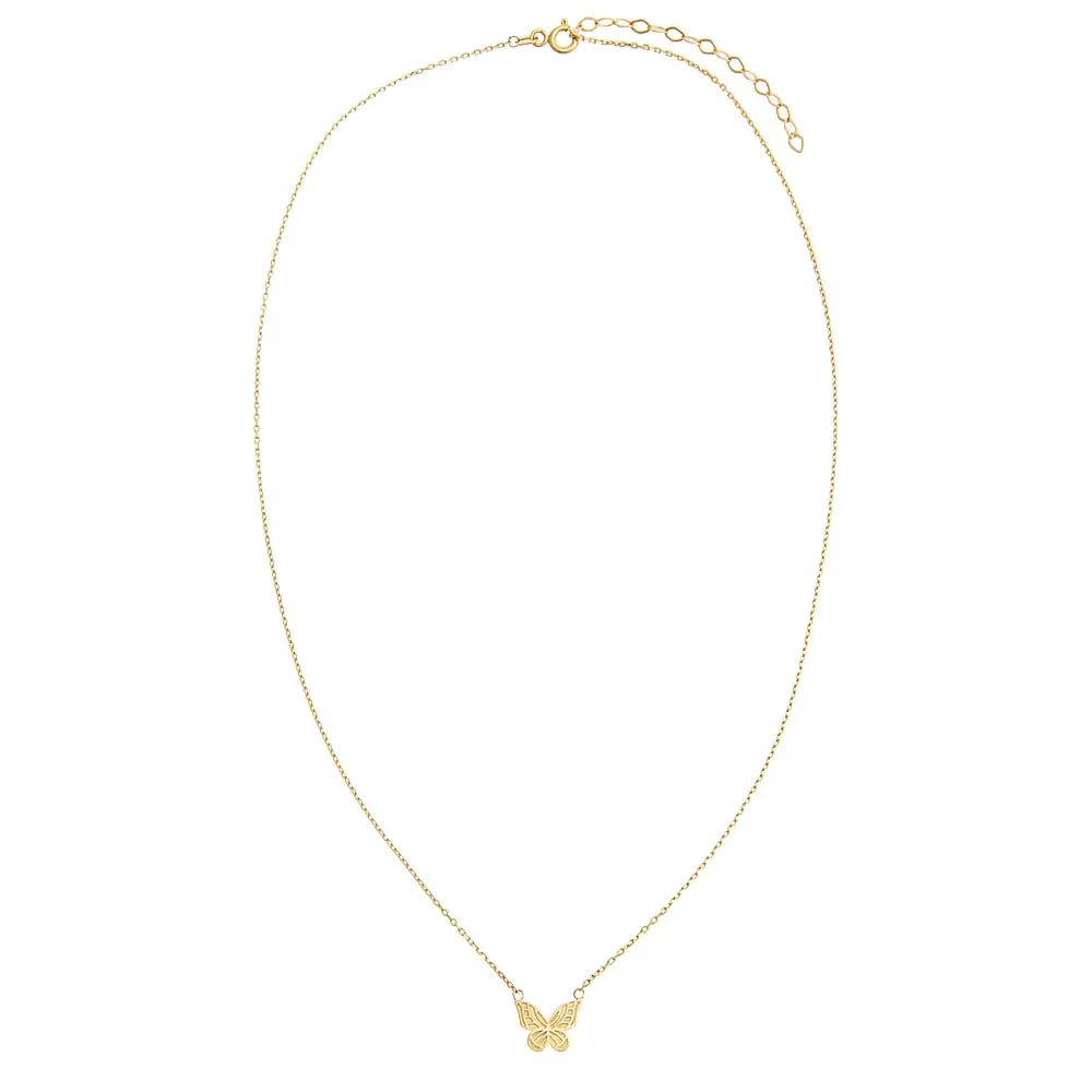 Adina Eden Butterfly Necklace 14K