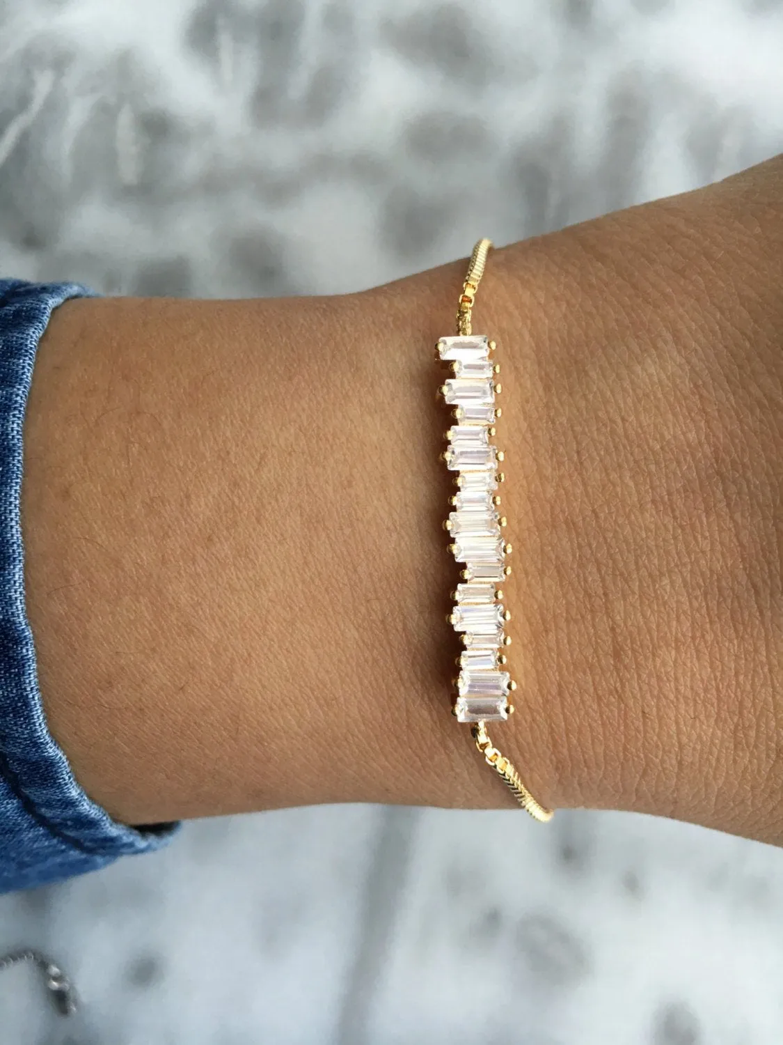Adjustable Baguette Bracelet V2