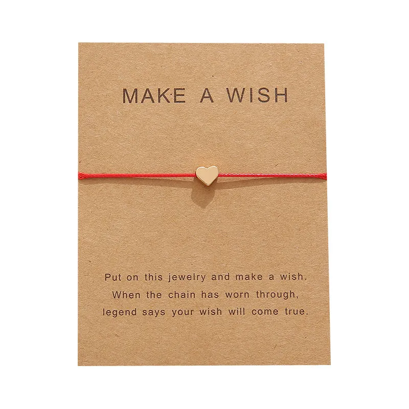 Adjustable fabric bracelet with Card