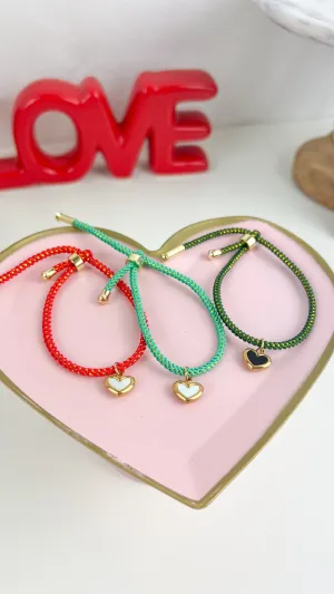 Adjustable Heart Bracelets