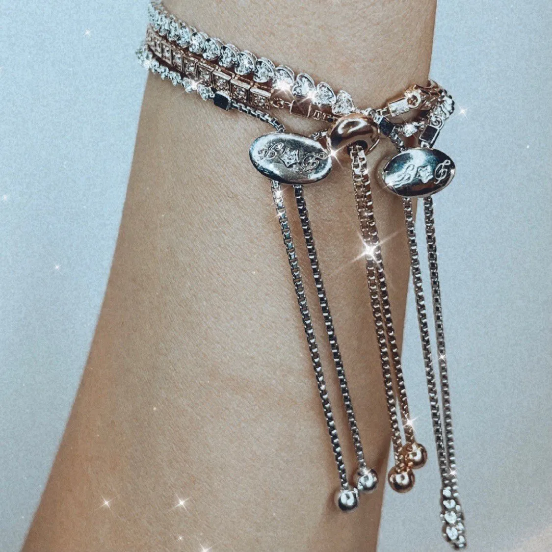 Adjustable Illusion-Set Bracelet