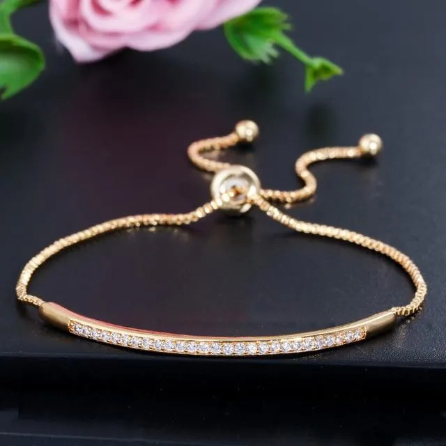 Adjustable Studded Bracelet