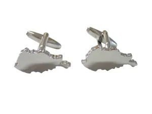 Afghanistan Map Shape Cufflinks
