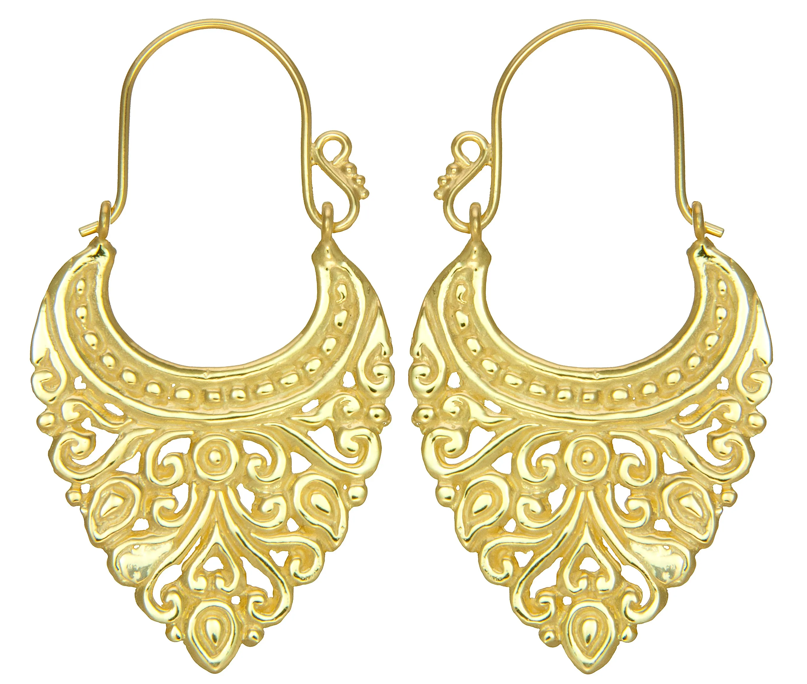 Alam Gold Earrings #8 Small