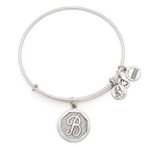 Alex And Ani Initial 'B' Charm Bangle