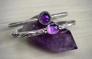 Amethyst Stacker Cuff