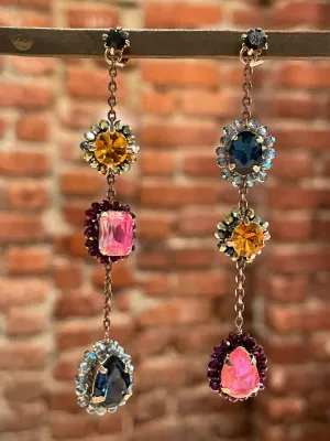 Anna Triple Drop Earring