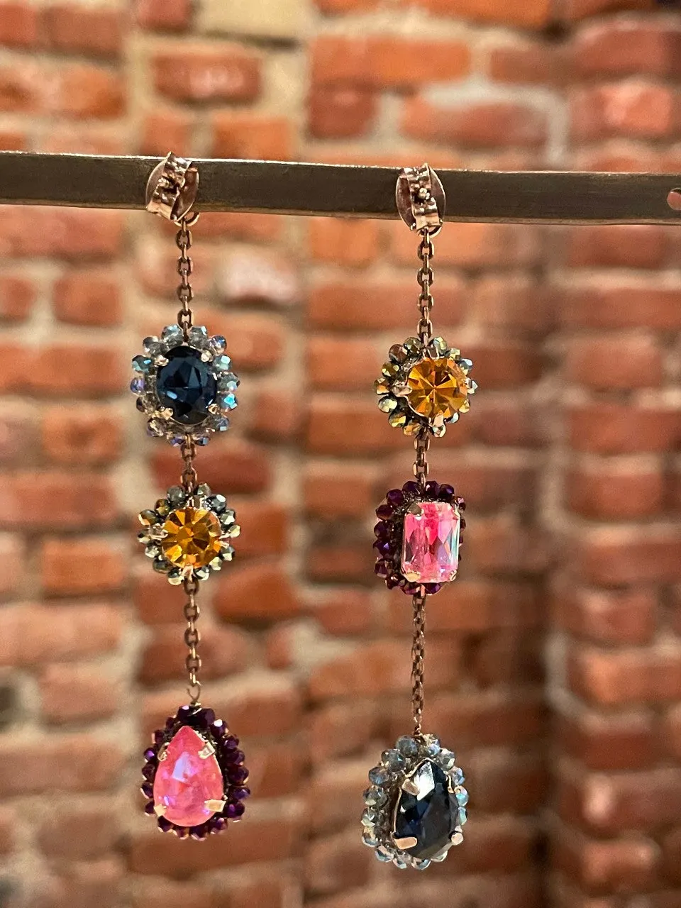 Anna Triple Drop Earring