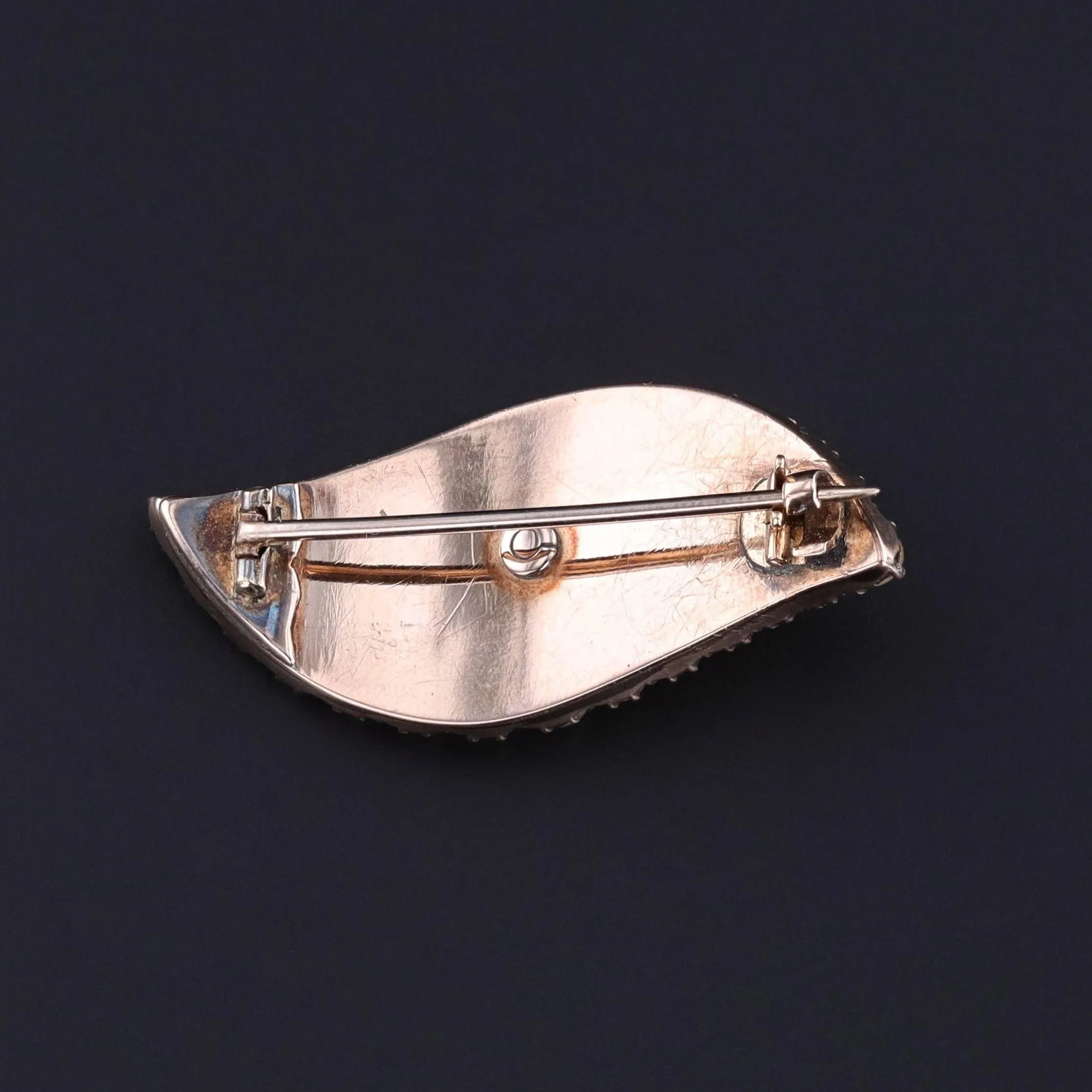 Antique Evil Eye Brooch of 18k Gold