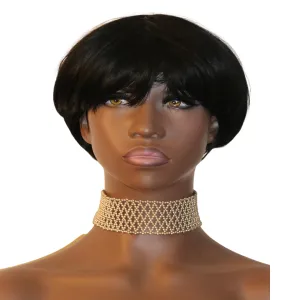 Antique Silver Lattice Choker.