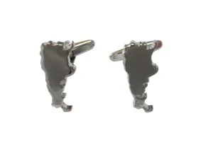Argentina Map Shape Cufflinks