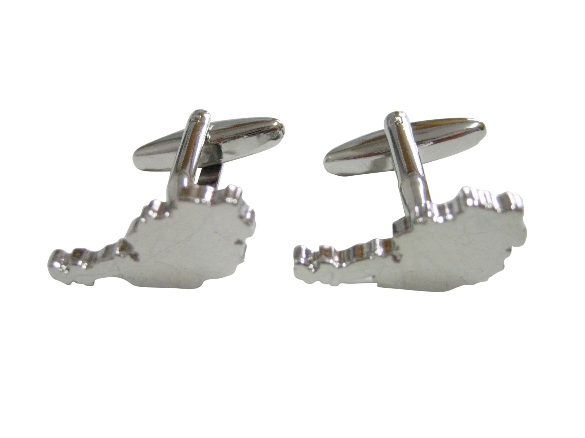 Austria Map Shape Cufflinks