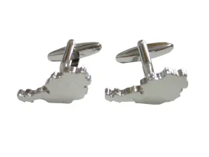Austria Map Shape Cufflinks