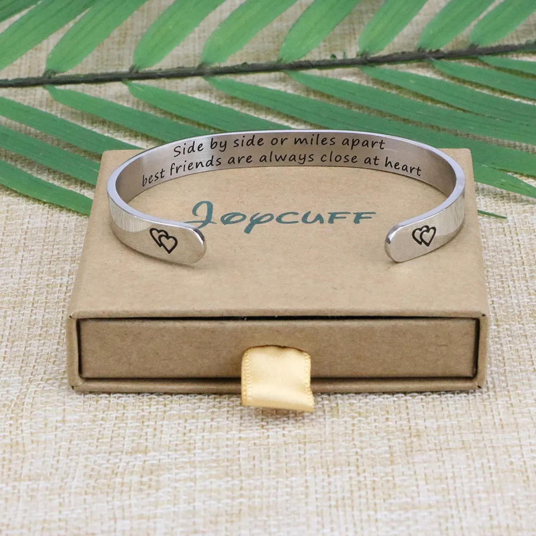 Away Gift Side By Side Or Miles Apart Best Friends are Forever Close at Heart