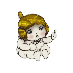 Baby Gumnut Mini Brooch
