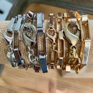 Bar Bracelet: Gold / Small Link