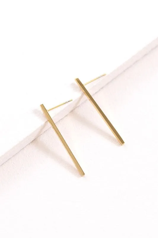 Bar Drop Earrings