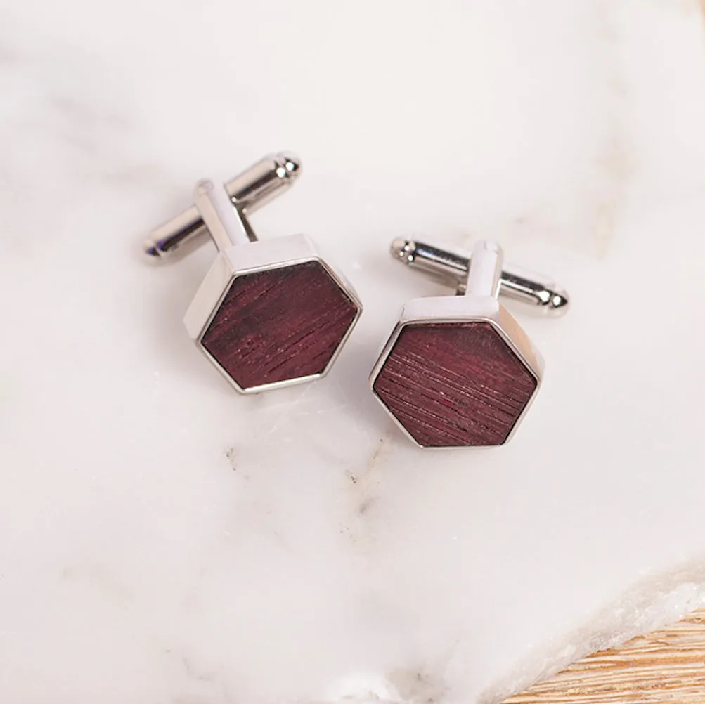 Barrel Cufflink Gift Set