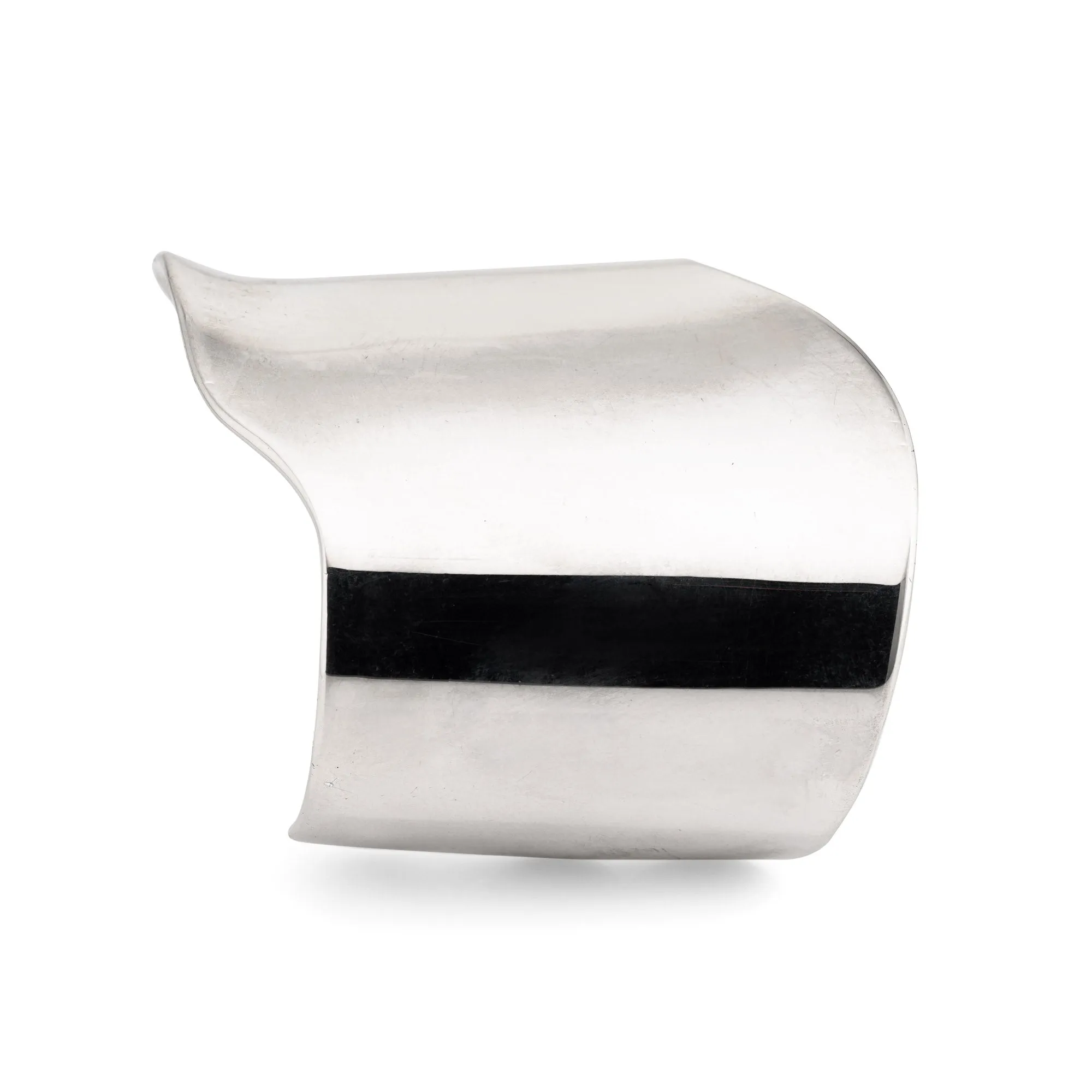 Barry Kieselstein Cord Cuff Bracelet Sterling Silver Sculptural Large Estate