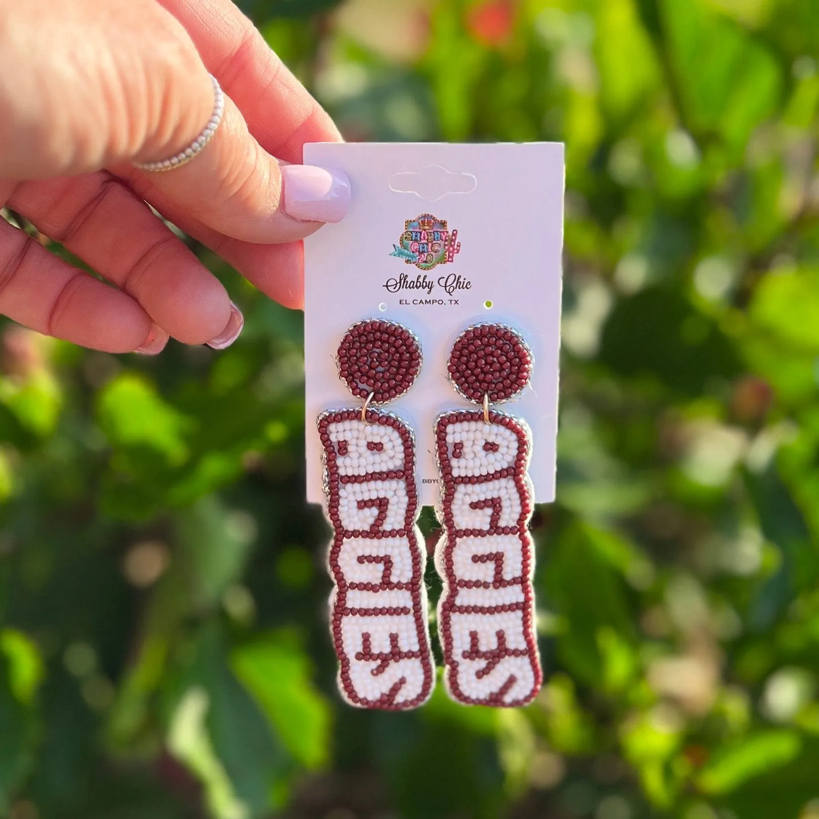 Beaded Aggie Earrings