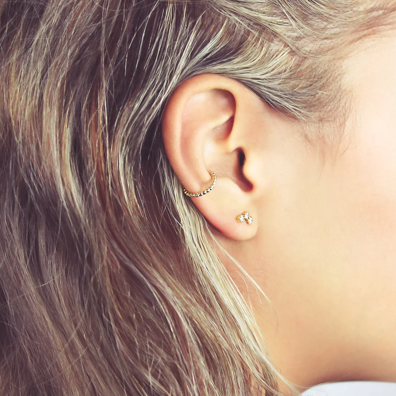 Beaded Middle Ear Cuff