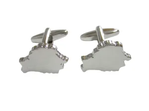 Belarus Map Shape Cufflinks